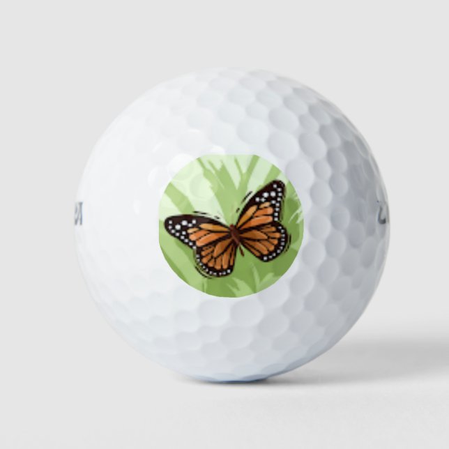 Balles De Golf Monarque Buttlerfly (Devant)