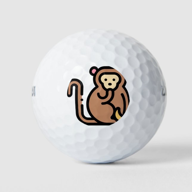 Balles De Golf Monkey (Devant)
