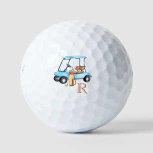 Balles De Golf Monogramme des clubs de panier personnalisés
