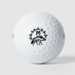 Balles De Golf Monogramme d'hyène tribus