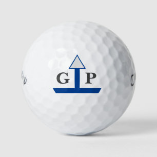 BALLES DE GOLF MONOGRAMME DU GUIDE D'OBJECTIF GRAND HITTER