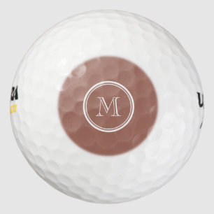 Balles De Golf Monogramme en bronze haut de gamme