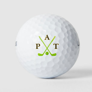 Balles De Golf Monogramme Golf Green surnom à trois lettres