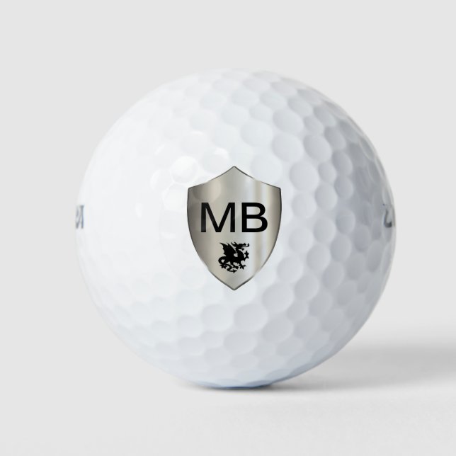 Balles De Golf Monogramme Hommes (Devant)
