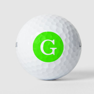 Balles De Golf Monogramme initial