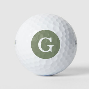 Balles De Golf Monogramme initial
