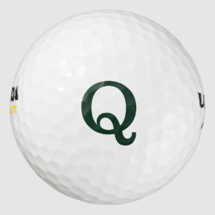Balles De Golf Monogramme Meilleure couleur coordonnée Phtalo Ver