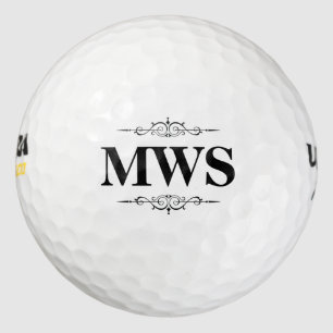 Balles De Golf Monogramme personnalisé