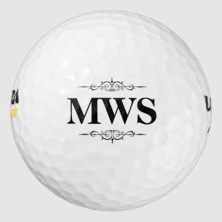 Balles De Golf Monogramme personnalisé