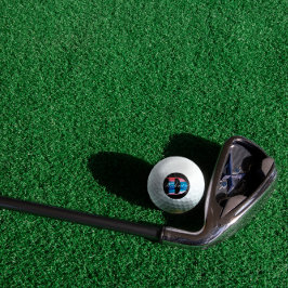 Balles De Golf Monographie moderne géométrique initiale D corail