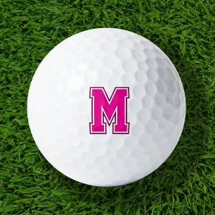 Balles De Golf Monographie rose