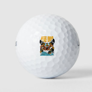 Balles De Golf Monstres japonais moth kaiju