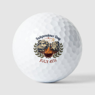 Balles De Golf Mont Rushmore Jour de l'Indépendance