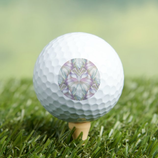 Balles De Golf Motif Oracle Owl Pastel Purple (T-shirt Insitu)