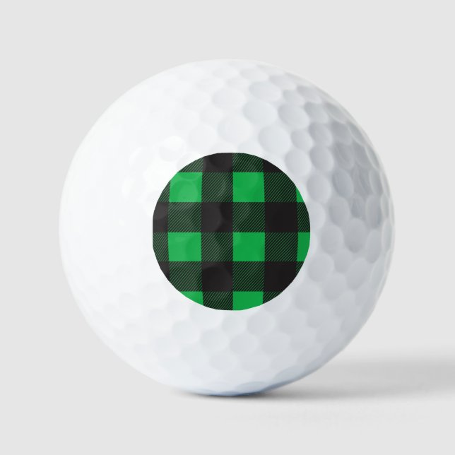 Balles De Golf Motif vert (Recto)