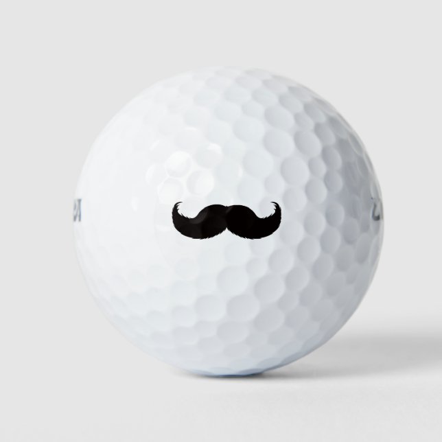 Balles De Golf Moustache drôle (Devant)