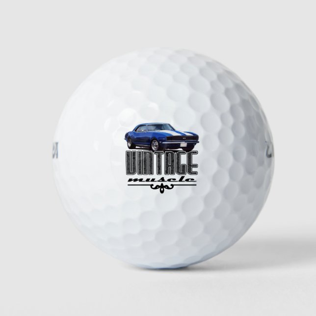 Balles De Golf Muscle Camaro vintage (Devant)