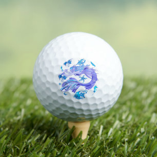 Balles De Golf Mystic Fairy Purple Créature Carreaux en céramique