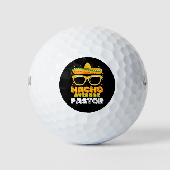 Balles De Golf Nacho Moyenne Pastor Cinco de Mayo (Devant)