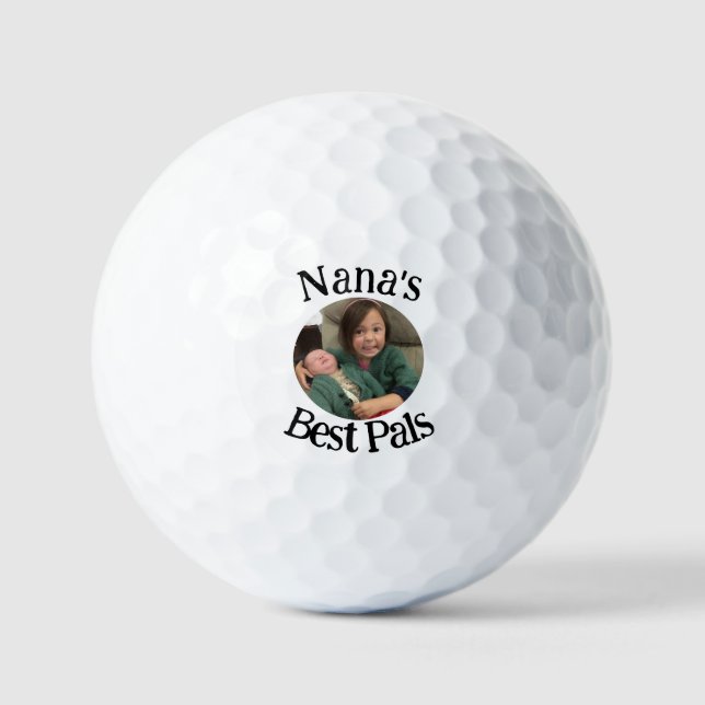 Balles De Golf Nana's Best Pal(s) Photo (Recto)