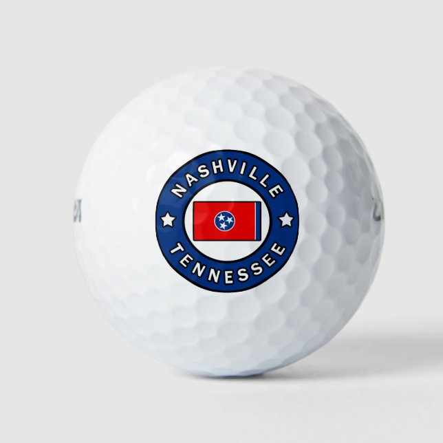 Balles De Golf Nashville Tennessee (Devant)
