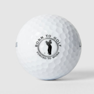 Balles De Golf Né au golf forcé au travail