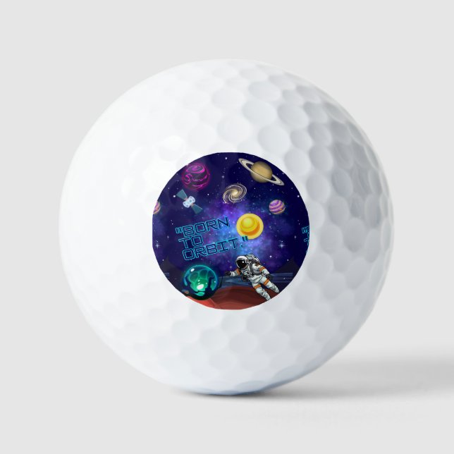 BALLES DE GOLF NÉ POUR ORBITER  (Recto)