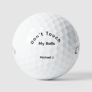 Balles De Golf Ne touchez pas à mes boules, Mème de golf amusant