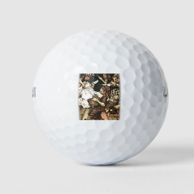 BALLES DE GOLF NEIGE BLANC ET LES SEPT ESCALIERS (Devant)