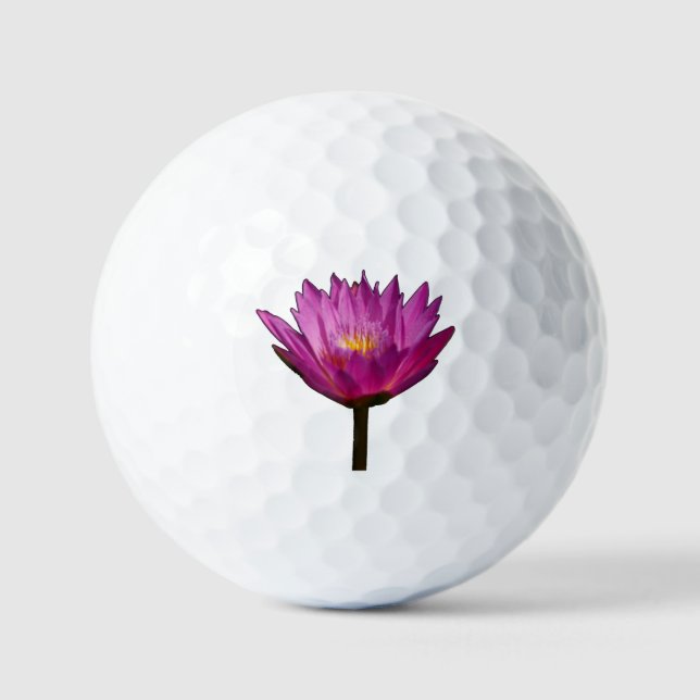 Balles De Golf Nénuphar rose Lotus (Recto)