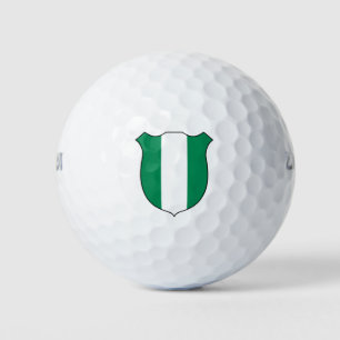 Balles De Golf Nigeria Drapeau Grand Patriotique