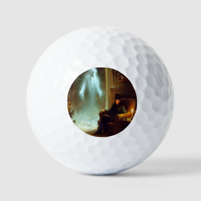 Balles De Golf Noël Carol Fantôme de Noël Passé (Recto)