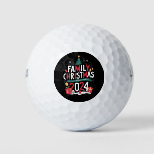 Balles De Golf Noël de famille 2024 Rassembler les souvenirs