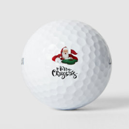 Balles De Golf Noël de golf avec le Père Noël