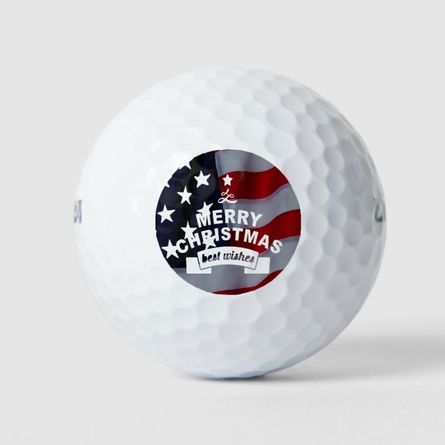 Balles De Golf Noël étoilé : Célébrons la saison (Devant)