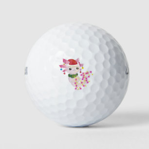 Balles De Golf Noël père Noël axolotl