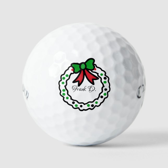 Balles De Golf Noël personnalisé Callaway Golf Supersoft (Recto)