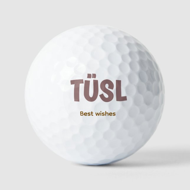 Balles De Golf Nom (Recto)