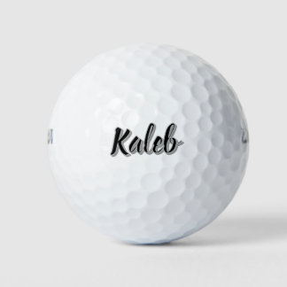 Balles De Golf Nom de Kaleb Mens