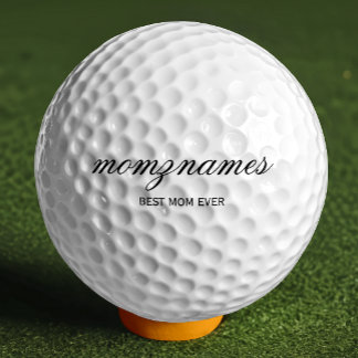 Balles De Golf Nom de la calligraphie personnalisée de la meilleu