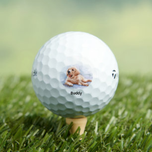 Balles De Golf Nom de photo de chien personnalisé