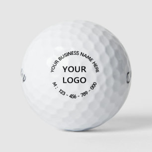 Balles De Golf Nom du logo de l'entreprise personnalisé Téléphone