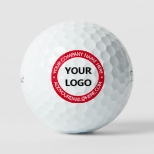 Balles De Golf Nom du logo professionnel personnalisé Site Web Bo