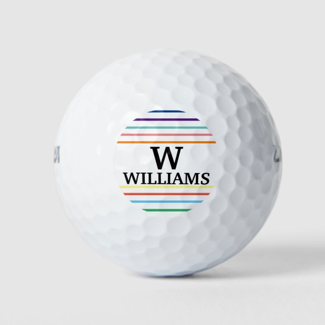 Balles De Golf nom personnalisé (Devant)
