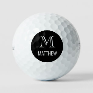 Balles De Golf Nom personnalisé et titre initial Pro VI