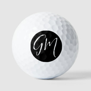 Balles De Golf Nom personnalisé Initiales personnalisées deux let