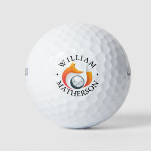 Balles De Golf Nom personnalisé Renard