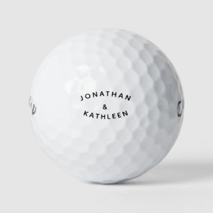 Balles De Golf Noms Personnalisés Script Balls De Golf
