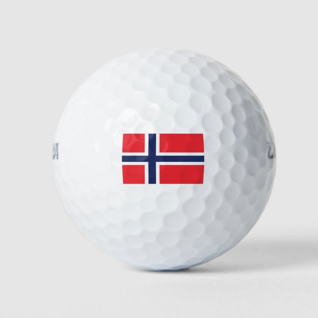 Balles De Golf Norvège (Devant)
