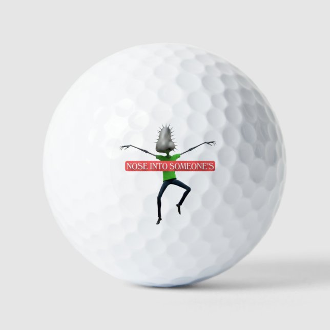 Balles De Golf Nosey business (Recto)